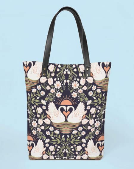 Classic Tote Bags For Women | Lovebirds On The Lake